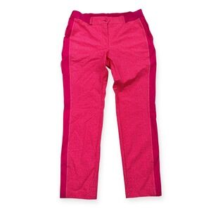 Chervo Golf Pants Women's Large Hot Pink 4Way Stretch Sunblock Tennis Athletic